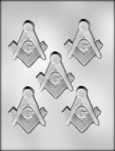 masonic emblem candy mold
