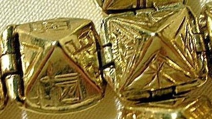 masonic ball pendant-closeup