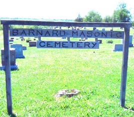 Barnard Masonic Cemetery Sign