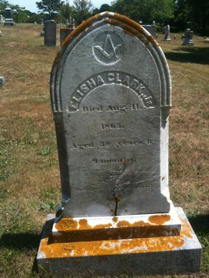 Elisha Clark, Jr. Nov. 1826 - Aug. 11, 1865