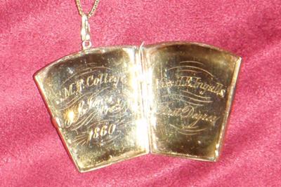 Masonic Locket inside