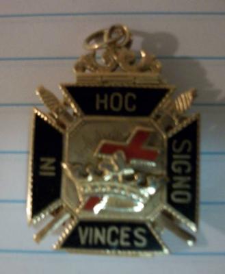 Scottish Rite In Hoc Signo Vinces Pendant