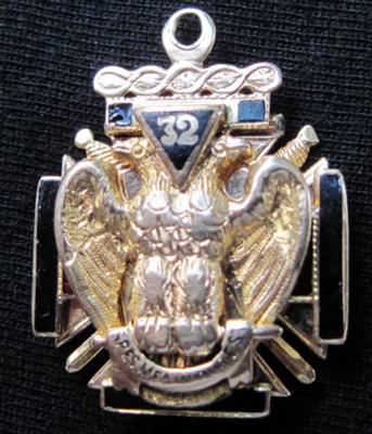 Scottish Rite Double Eagle Logo Pendant