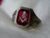 Ostby Barton Master Mason Ring-front view