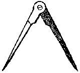 Masonic compasses symbol