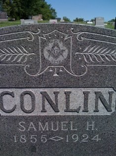 Conlin Masonic gravestone