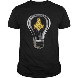 Masonic Lightbulb t-shirt Masonic Lightbulb t-shirt